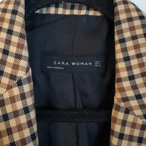 Zara Fall Houndstooth Blazer - Picture 4 of 7